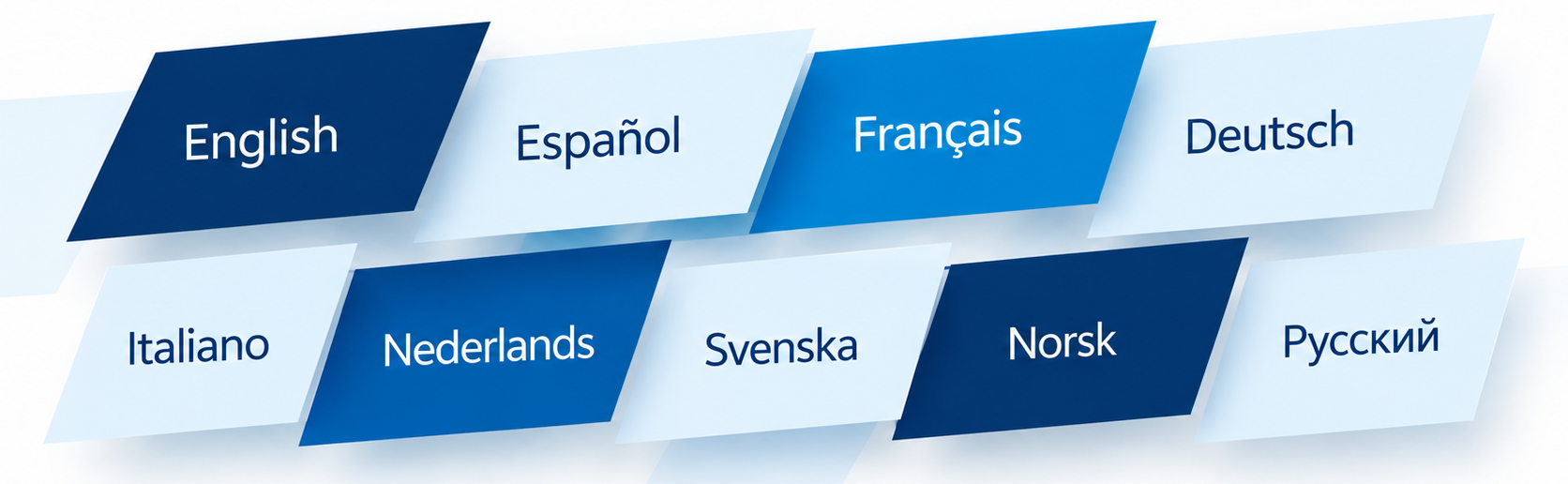 Języki nauczane w CNJO: angielski, hiszpański, francuski, niemiecki, włoski, niderlandzki, szwedzki, norweski i rosyjski.